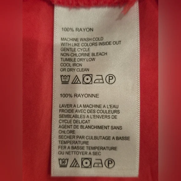 Tommy Bahama Oliana High Low Maxi Dress Paradise Coral Pink Women's Medium - Picture 11 of 15